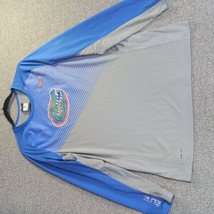 Nike Elite Dri-Fit Florida Gators Long-Sleeve Performance Training Shirt Size L